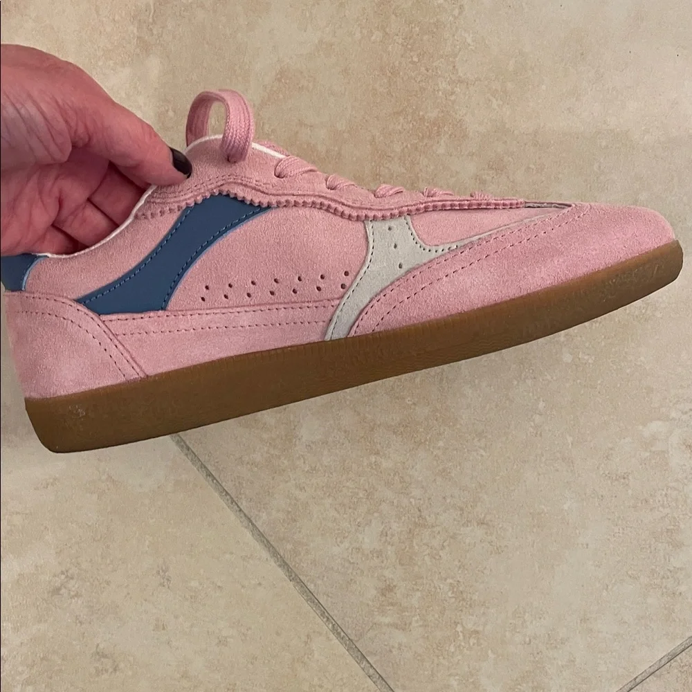 Sam Edelman Pink and Blue Women's Sneakers - Picture 2 of 4